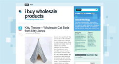Desktop Screenshot of ibuywholesaleproducts.com