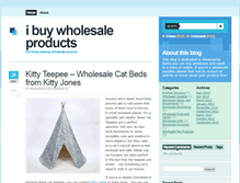 Tablet Screenshot of ibuywholesaleproducts.com